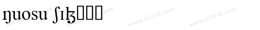 Nuosu SIL字体转换